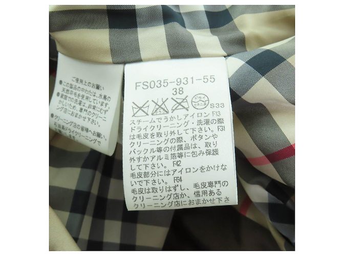 Abrigo de Plumas de Poliéster Burberry Castaño - vista 10