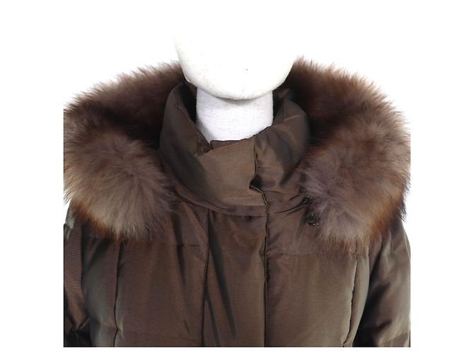 Abrigo de Plumas de Poliéster Burberry Castaño - vista 4