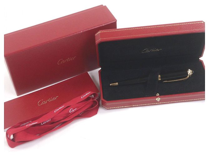 Caneta Esferográfica Cartier Roadster de Cartier Preto - vista 2