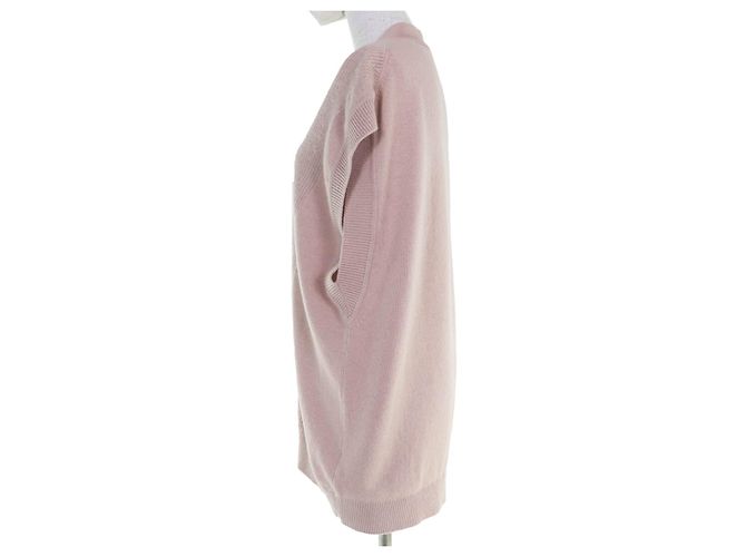 Chaleco de punto de cachemira Hermès 34 Rosa Beige - vista 2
