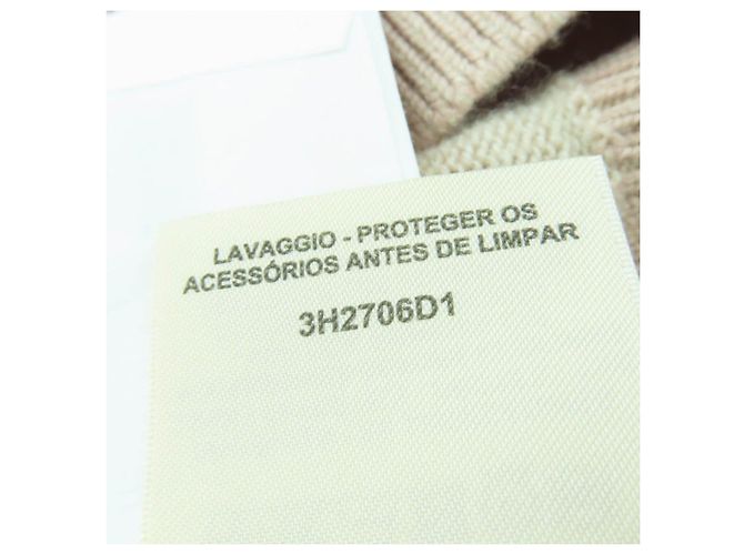 Chaleco de punto de cachemira Hermès 34 Rosa Beige - vista 9