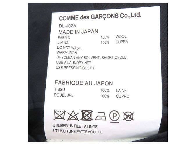 Autre Marque Chaqueta entallada COMME des GARCONS HOMME DEUX Negro - vista 9