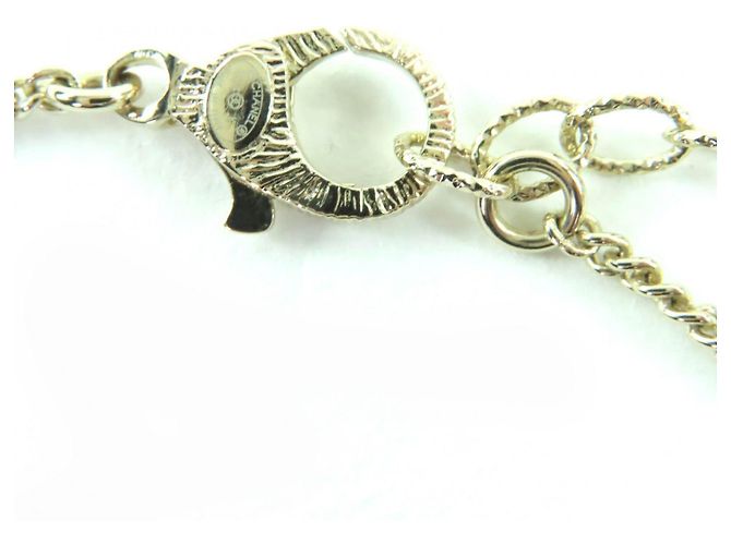 Collana CHANEL COCO Mark Ribbon con strass D'oro - vista 6