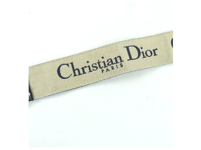 Tracolla in tela Oblique Christian Dior Blu - vista 7