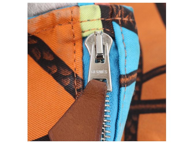 Hermès Borsa a tracolla Hermes Silky City PM in pelle e seta Multicolore - vista 8