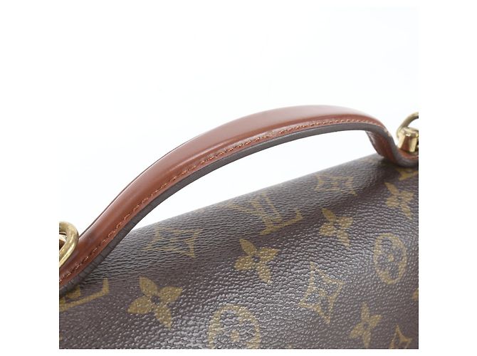 Borsa Louis Vuitton Monogram Monceau Marrone - vista 3