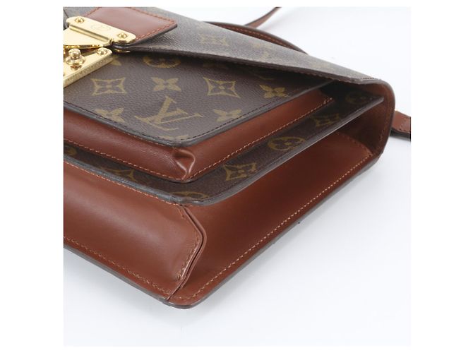 Borsa Louis Vuitton Monogram Monceau Marrone - vista 5