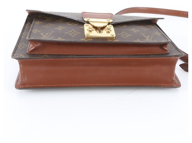 Borsa Louis Vuitton Monogram Monceau Marrone - vista 6