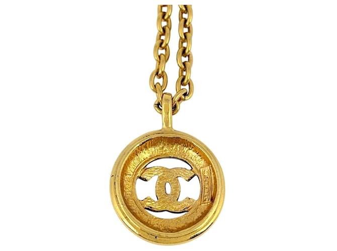 Collana a catena Chanel Coco Mark D'oro - vista 2