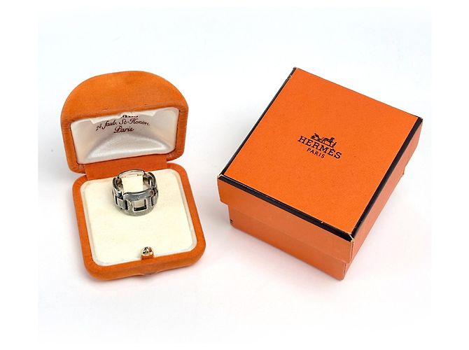 Hermès Hermes HERMES Ring-Set aus Sterling Silber 925 - Ansicht 5