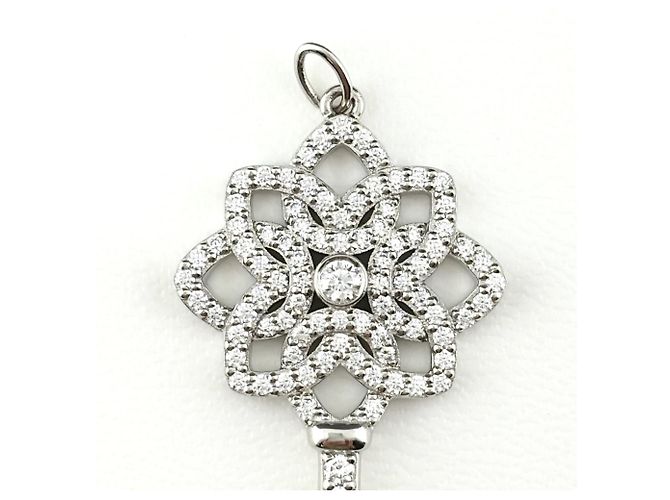 Pingente Chave Entrelaçada em Platina Tiffany & Co. - vista 2