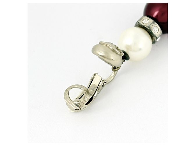Orecchini a clip Chanel placcati oro con strass D'oro - vista 3