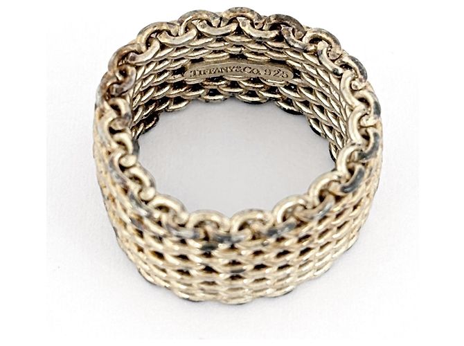 Tiffany & Co. Somerset Mesh Ring Silber - Ansicht 2