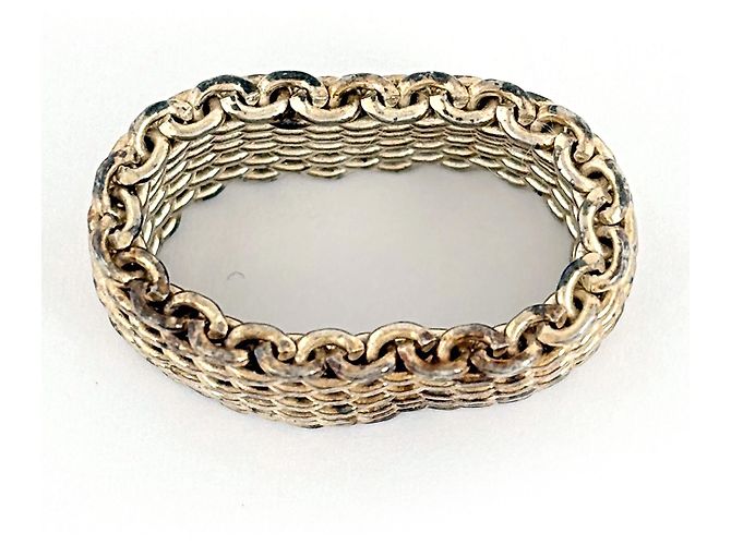 Tiffany & Co. Somerset Mesh Ring Silber - Ansicht 4