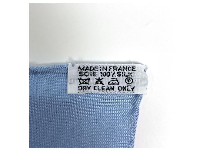 Hermès Hermes Carre 90 World Map Seidentuch Blau Mehrfarben - Ansicht 2