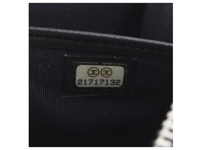 Chanel Matelassé Long Wallet aus Lammleder Schwarz - Ansicht 10