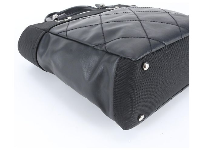 Chanel Paris Biarritz PM Leder Tote Bag Schwarz - Ansicht 6