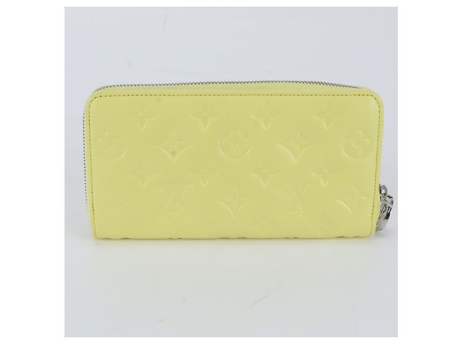 Zippy Cartera larga Louis Vuitton de lambskin Amarillo - vista 2