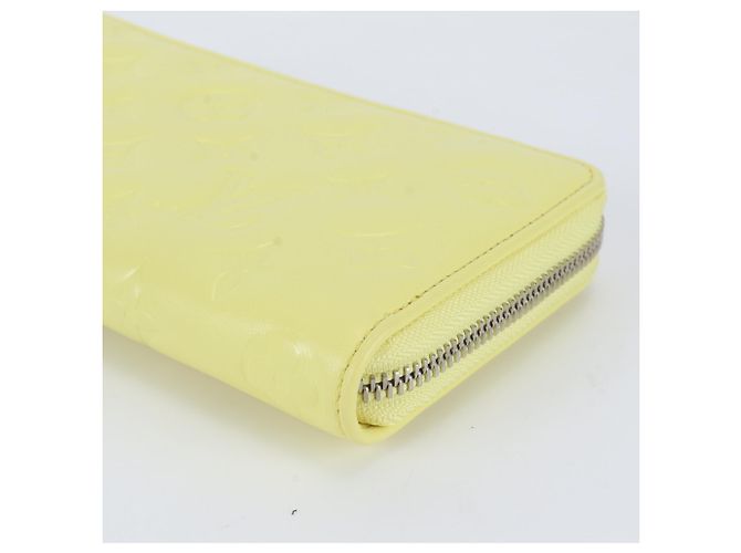 Zippy Cartera larga Louis Vuitton de lambskin Amarillo - vista 3