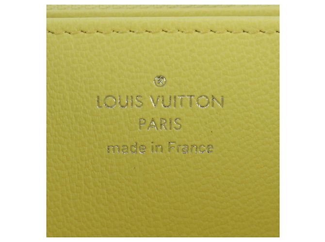 Zippy Cartera larga Louis Vuitton de lambskin Amarillo - vista 8