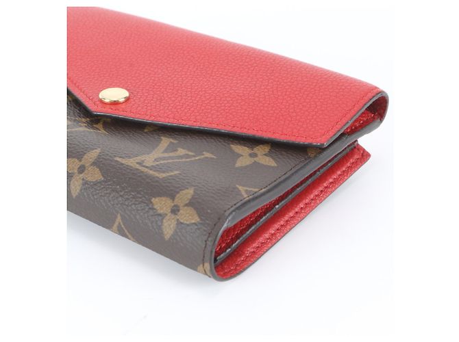Louis Vuitton Monogram Portefeuille Pallas Compact Wallet Fuschia - vista 3