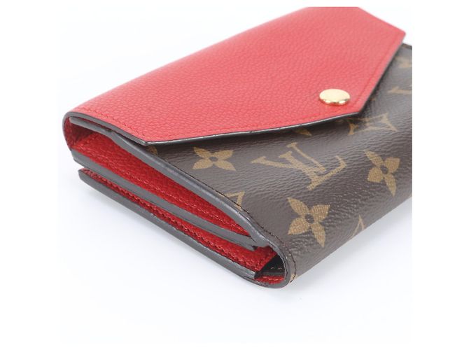 Louis Vuitton Monogram Portefeuille Pallas Compact Wallet Fuschia - vista 5