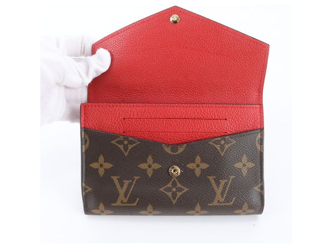 Louis Vuitton Monogram Portefeuille Pallas Compact Wallet Fuschia - vista 6