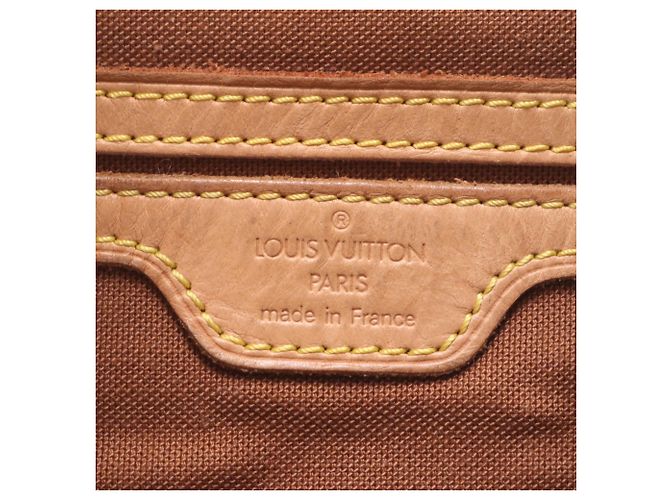 Louis Vuitton Monogram Montsouris GM Leder-Rucksack Braun - Ansicht 8