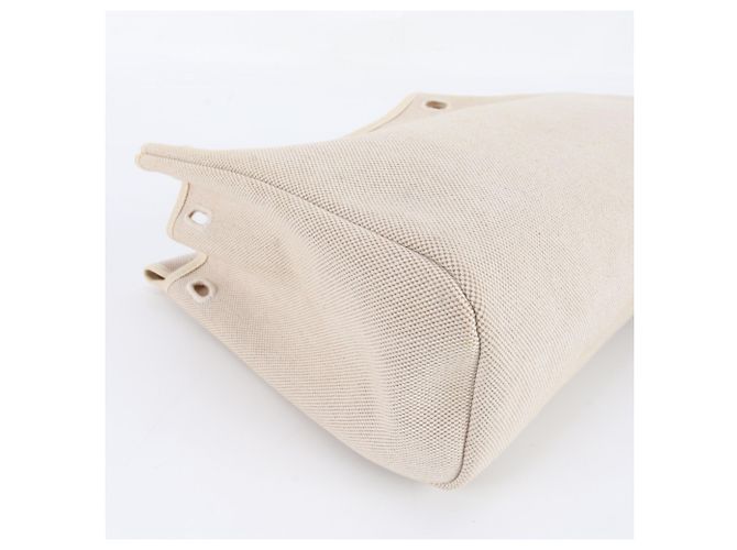 Hermès Zaino 2-way Hermes Herbag Ad Toile H Leather Beige - vista 14