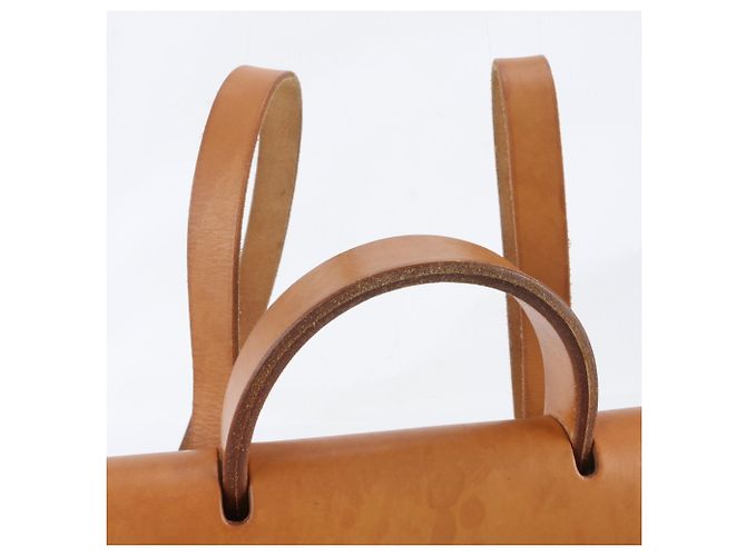 Hermès Zaino 2-way Hermes Herbag Ad Toile H Leather Beige - vista 2