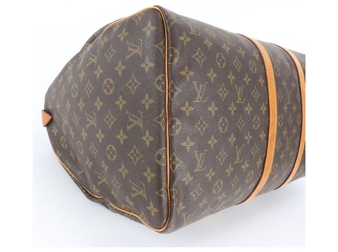 Borsa Boston Louis Vuitton Monogram Keepall 55 Marrone - vista 6