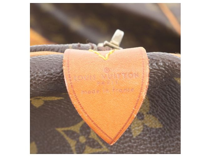 Borsa Boston Louis Vuitton Monogram Keepall 55 Marrone - vista 8