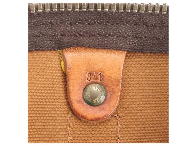 Borsa Boston Louis Vuitton Monogram Keepall 55 Marrone - vista 9