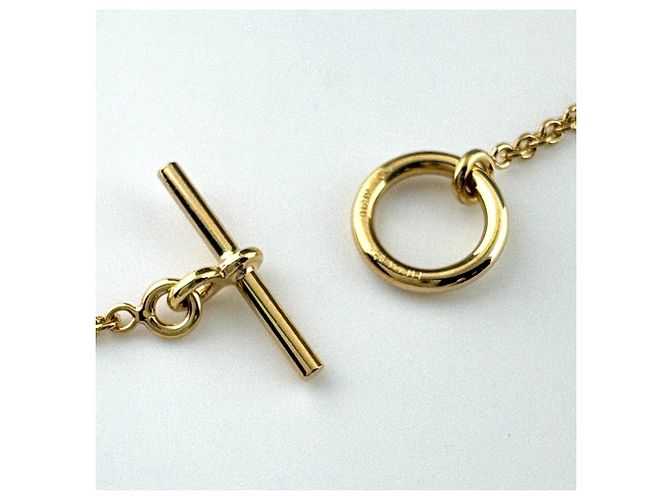 Hermès Pulseira Charm Echappé Hermes Yellow Gold - vista 7
