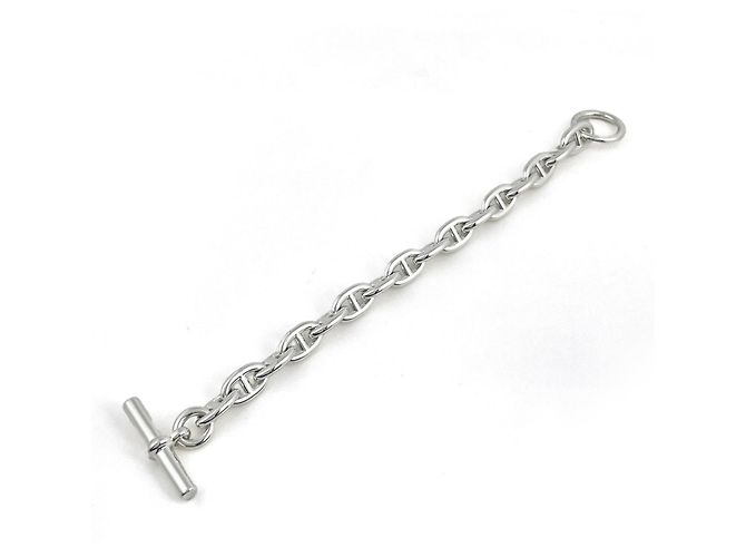 Hermès Bracciale Hermes Chaine d'Ancre MM Argento - vista 2