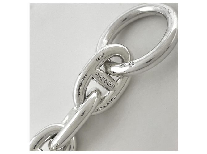 Hermès Bracciale Hermes Chaine d'Ancre MM Argento - vista 4