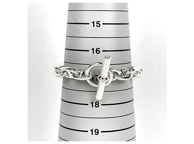 Hermès Bracciale Hermes Chaine d'Ancre MM Argento - vista 5