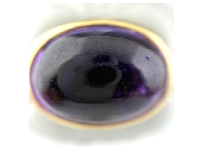 Bulgari Bvlgari Chandra Ring aus weißer Keramik und Gelbgold - Ansicht 2