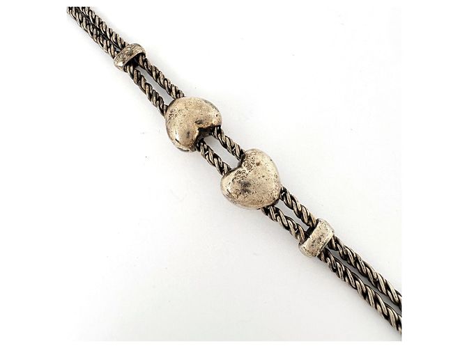Pulseira Coração Double Rope Tiffany & Co. Prata - vista 2