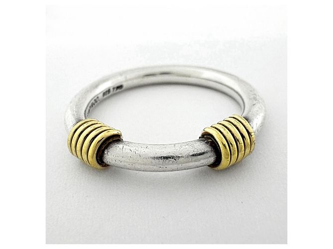 Tiffany & Co. 2-Wire Band Ring Silber Golden - Ansicht 2