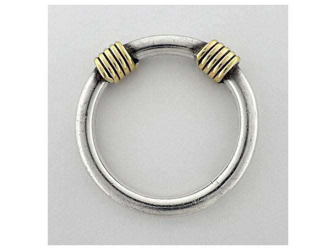 Tiffany & Co. 2-Wire Band Ring Silber Golden - Ansicht 4