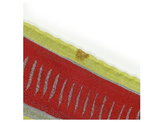 Hermès Foulard Hermes Carre 90 BELOVED INDIA Rosso Multicolore - vista 3
