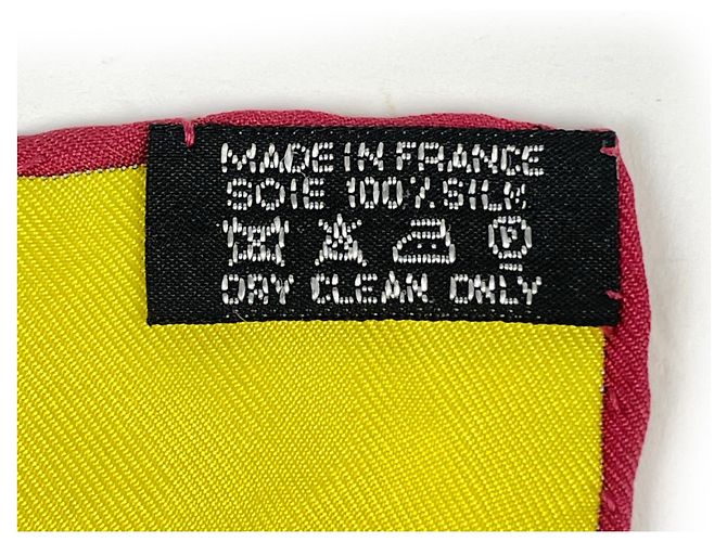 Hermès Foulard Hermes Carre 90 Pierres d' Orient et Occident Giallo - vista 2