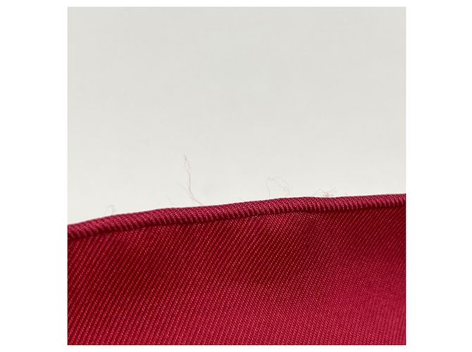 Hermès Foulard Hermes Carre 90 Les Plaisirs du Froid Rosso Beige - vista 3