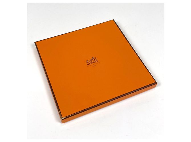Hermès Foulard Hermes Carre 90 Les Plaisirs du Froid Rosso Beige - vista 4