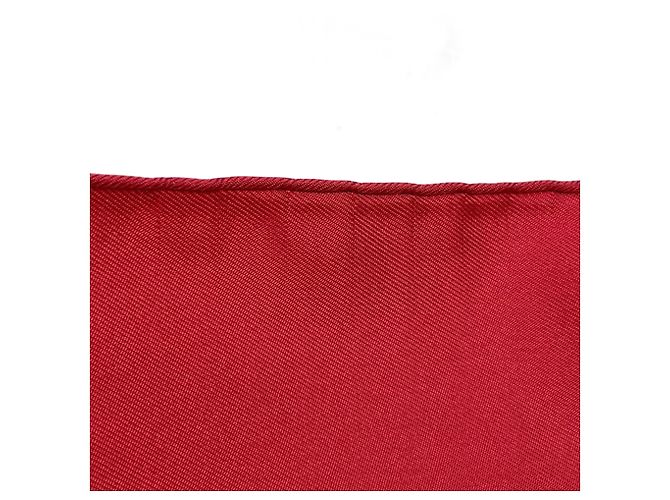 Silk In Hermès Hermes Carre 90 Brides de Gala Seidentuch Rot - Ansicht 3