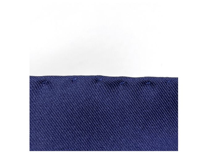 Hermès Hermes Carre 90 Concerto Seidentuch Marineblau - Ansicht 4