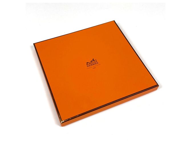 Hermès Hermes Carre 90 Concerto Seidentuch Marineblau - Ansicht 5