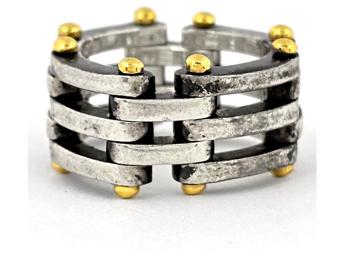 Anello Gate di Tiffany & Co. in oro e argento D'oro - vista 2