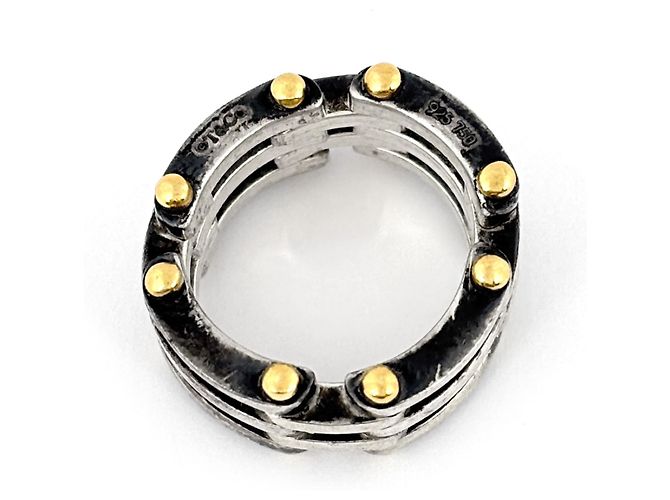 Anello Gate di Tiffany & Co. in oro e argento D'oro - vista 3